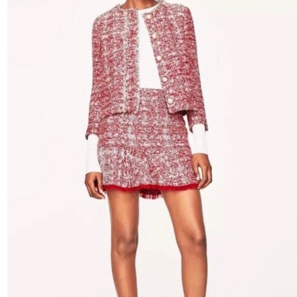 Reposh from Dorinda Medley’s Closet* Red Favorite Blogger Blazer and Skirt
